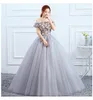 Vestidos lila quinceanera klänning 100% riktig fotopestklänning klassisk bollklänning robe de bal lyx prom klänningar plus storlek