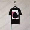 春 /夏オフメンズTシャツ新しいトレンドスクエアプリンティングカジュアルラウンドネック半袖Tシャツ男性と女性のためのTシャツ