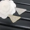 2022 European and American letter brooches full of diamonds with all kinds of accessories unisex 2 colors optional fast delivery