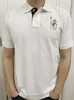 قميص دب طية صدر أمريكي جديد عالي الجودة للرجال مع قارب مطرز للرجال والنساء مصمم بأكمام قصيرة S-5XL