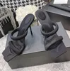 A114 Designer High New 2022 häl och tofflor Awang kvinnors tjocka band bankettsemester svart 5-7-10 cm damer högklackade sandaler med låda-hankallade sals