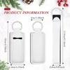 DHL Sublimation Keychain Blank Neopreen Polslet Keychain Hand Pols Keychain Holder om te matchen met Chapstick Holder unisex