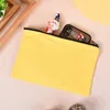 Colorful Canvas Makeup Cosmetic Bags Pouch With Zipper Pencil Pen Pouch Case DIY Craft Bags for DIY Craft 21cmx14cm LX4732