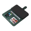 Hit Cases de billetera de cuero de color híbrido para Motorola Moto E32 G52 G22 Edge X30 G200 5G E20 E30 E40 Tarjeta de empalme de tres colores ID de ID de ranura Flip Cover Purse Pouch