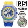 RS Factory Watches RSF 26400 44 мм CUP EURUE CAL.3126 / ETA7750 Автоматические хронографские мужские