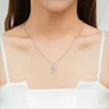 12st Simple Jesus Cross Pendant Halsband för Women Girl Wedding Party Smycken Gift