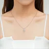 12 stks Simple Jezus kruis hanger ketting voor vrouwen meisje bruiloft sieraden cadeau