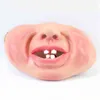 YOMDID Funny Adult Party Mask Latex Clown Cosplay Half Face Horrible Scary Masks Masquerade Halloween Gift Decorations L220711