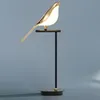 Lampes de table Ambiance nordique Lampe de chevet LED Art créatif Magpie Bird Design Salon Restaurant Modèle Chambre Décoration Lampe LuminairesTable