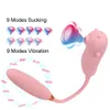 Uppvärmning vibrerande ägg g vibrator bärbar dildo vagina sugande sucker klitoris stimulator oral sexig