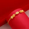 Braceletas Charmelas de oro chino chino lingote lingote pixiu complejo antiguo joyería de moda tendencia bragrapadora