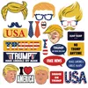 25 pièces/ensemble fournitures de fête Trump America accessoires de thème de décorations d'anniversaire.