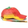 Ball Caps Spring Summer Outdoor Lover Colorful Graffiti Hat Matching Tie Dye Baseball Sunscreen Cap With Long StrapsBall