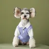 Moda cão de escola terno para pequenos cães médios encantadores camisolas de cão inverno quente pomeranian roupas pug traje cães roupas de estimação cx220331