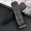 Siliconen horlogeband heren duurzame riem polsband lederen horlogeband voor HUBLOT BIG BANG
