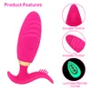 Vibratore indossabile erotico a 10 velocità Uovo vibrante Stimolatore clitorideo Dildo Vibrazione Mutandine Giocattoli sexy per le donne