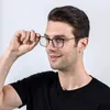 Модные солнцезащитные очки рамки дизайнер бренд Square Big Rame Eyeglasses Myopia Рецепт для женщин и мужчин титановый оптический ацетат