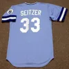 Kansascity Vintage Baseball Jersey 29 Dan Quisenberry 30 U.L. Вашингтон, 1980 31 Брет Саберхаген 1985 33 Кевин Сейзер 1989 Перри Храбоски Басби Балбони Аппье