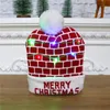 Productos decorativos navideños Gorro navideño tejido para adultos y niños Gorro tejido brillante colorido Gorro navideño para personas mayores de gama alta