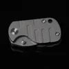 Promotion High End Small Pocket Folding Kniv S35VN Drop Point Stone Wash Blade TC4 Titan Alloy Handle Ball Bearing EDC Knives