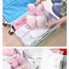 50Pcs Mesh Laundry Bags S/M/L/XL Bags Laundry Blouse Hosiery Stocking Underwear Washing Care Bra Lingerie Travel Laundry DH8880