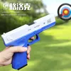Manual de pistola EVA EVA Soft Bullet espuma dardas de ejeção de shell tiro de tiro de tiro com silenciador para crianças crianças adultos brigando jogos ao ar livre