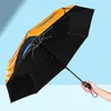 Summer Mini Automatic Anti-UV Umbrella Rain Women Gift Folding Small Parasol Girls Waterproof Portable Travel Umbrellas Wome 220426