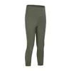 L2048 Sommar Kvinnor Elastiska byxor med hög midja Yogabyxor Tryckta stretchleggings Spring Sport Fitness Beskurna Leggings Träningscapris