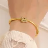 S2969 Fashion Jewelry Simple Butterfly Bangle Bracelet Hollow Out Rhinestone Butterflies Bracelets