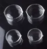 DHL 흡연 유리 왁스 접시 Dabber 재떨이 요리 꿀 컬렉터 키트 DAB 밀짚 오일 rigs 유리 물 파이프 봉