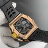 Watches Wristwatch Designer Luxury Mens Mechanics Watch Richa Milles Wristwatch Business Leisure Rm11-03 Multifunctional Automaton Mei Gold