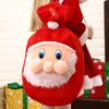 クリスマスの装飾は高齢のバックパックギフトバッグゴールデンベルベット大きなバンドルマウスキャンディーバッグ