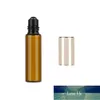 1 ML 2 ML 3 ML 5 ML 10 ML Ambra Roll On Roller Bottiglia Per Oli Essenziali Bottiglia di Profumo Riutilizzabile Deodorante Contenitori