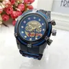 138 Luxury Brand Top Quality Undebeated Reserve 100% Funktion All Small Work Quartz Men armbandsur Kronograf Watch Dropshiping245Z