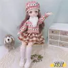 30CM poupée 21 articulations mobiles BJD 12 pouces maquillage habiller mignon couleur Anime yeux poupées avec des vêtements de mode pour les filles jouet 220707