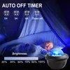 LED Star Galaxy Projector Starry Sky Night Light Built-in Bluetooth-Speaker For Home Bedroom Decoration Kids Valentine's Daygift 220429