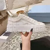 Designer-Schuh-Frauen-Nylon-Schuhe Gabardine-Segeltuch-Turnschuhe-Rad-Dame-Trainer-Müßiggänger-Plattform-fester Heighten-Schuh mit Kasten-hoher 5A-Qualität 7385