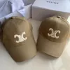 Letter Pattern Khaki Caps Baseball Caps For Men And Women