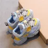 Mode bébé premiers marcheurs confort antidérapant enfants chaussures enfant en bas âge filles garçon baskets respirant enfants chaussures de sport en plein air