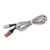 1M Micro USB -kabel 3A Nylon Fastladdningstyp C Datasynkroniseringskablar för Samsung Xiaomi HTC Mobiltelefonladdningstråd