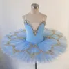 Roze blauw witte ballerina jurk professioneel ballet tutu kind kinderen meisjes