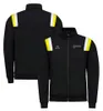 Veste de l'équipe de Formule 1 F1 Driver Zip Up Veste Printemps Automne Sweat à capuche surdimensionné pour hommes en plein air Motocross Coupe-vent Manteau à capuche Ja270p