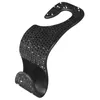 Crochets Rails 2 pièces strass crochet arrière de siège de voiture cintre universel support de rangement pour appui-tête accessoires intérieurs crochets