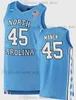 2022 North Carolina Tar Heels NCAA College 45 Brady Manek Basketball Jerseys 2 Caleb Love 5 Armando Bacot 1 Leaky Black 4 R.J. Davis 14 Puff Johnson 3 Dontrez Styles