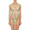 Imprimé drôle borat one morceau de maillot de bain femme sexy cheveux de poitrine de baignade de baignade d'été blague baume newaltybeachwear338a