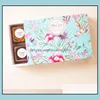 Gift Wrap Event Party Supplies Festive Home Garden Flower Design Cheese Cake Paper Box Mooncake Cookie C DH9UK