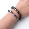 Handmade Beaded Hematite strand Bracelet European and American Ins Fashion Colorful Degaussing Wholesale