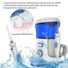 Limpador de água dental de 600 ml Limpador elétrico Cuidado com irrigador oral Spa de dentes de dentes com dicas de 7pcs 220510