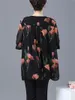 Blouses Femmes Chemises Lâches Femmes Printemps Été Lady Mode Casual Demi-manches Col V Col Fleur Impression Blusas Tops G2023Women's