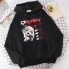 Kvinnors hoodies tröjor y2k goth anime hoodie estetik kvinnor tröja gotisk punk grunge streetwear dams topp manga hajuku tyg